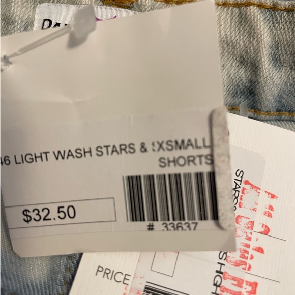 Dainty Hooligan Red White and Blue Jean Shorts - Picture 4 of 4